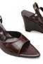 Women's High Heel Shoes 00125001 Brown Crocodile - 2
