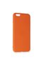 Apple iPhone 6 Plus Case Nano Velvet Silicone - Orange - 2