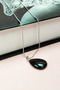 Onix Quartz Natural Stone Chain Handmade Necklace End: 2 cm Chain: 20 cm Boxed - 3