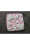 10 Pcs Heart, Board Decoration Magnet Silicone Mold K-1573, Stone Powder Polyester Soap Plaster Candle Mold - 3