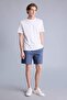 Regular Fit Elastic Waist Above Knee Mint Blue Shorts G7251Ax26Sm - 2