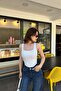 Thick Strap Basic Slim Undershirt White - 3