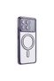 Xiaomi Poco X6 Pro Joke Simli Magneticsafe Case - Deep Purple - 3