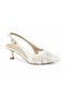 Wedding Dress Lace Embroidered Ultra Comfortable, Soft and Lightweight Open Back Wedding Dress Heeled Shoes - 3