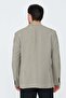 Khaki Mono Collar Regular Fit Men's Sports Jacket - 3