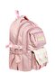 Licensed Twill Fabric Niss Model Pink School Backpack, Thermal Lunch Bag and Pen Holder - 7