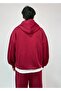 Thin Fabric Embroidered Oversize Premium Zip Hoodie - 4