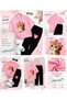Summer Black Spanish Flared Pants and T-Shirt, Sweet Cat Print Design with Pink Ribbon Children's Girls' Set - 2