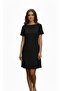 Kayik Yaka 2 Yarn Combed Cotton Dress