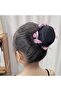 Butterfly Figured Zircon Stone Detailed Mesh Bun Hairpin, Ballerina Bun (1 Piece) - 2