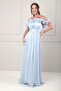 Women's Chiffon Fabric Flounce Detailed Lined Long Dress - 2
