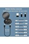 USB C Adapter Cable Kit, Multi Charging Cable Case Convertor USB C to iOS/Type C/Micro/USB A, Data Transfer, Card Slot (Black) - 4
