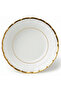 Yamatsu White Porcelain Soup Bowl with Gold Rim — 5 Inch | Premium Tableware