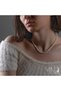 Pearl Women's Necklace, 925 Sterling Silver, Beaded Pendant Necklace, with Pearl, Handmade Adjustable Jewelry - 4