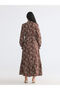 Nevavm Ruffled Stand Collar Floral Shirt Dress with a Difference - 4