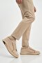 Beige Genuine Leather Men's Casual Shoes 6Y2801-9676 m - 3