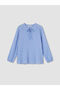 Lilac Tie-Neck Textured Blouse - 4