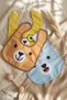 Beary Friends 3-Pack Liquid-Proof, Stain-Resistant, Wipeable Baby Food Bib Set with Teddy Bear Figure - 4