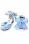 Sparkly and Bow-Adorned Girls' Heeled Evening Dress Shoes - 2