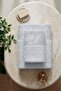 Cotton Garden Bath Towel Set (50X90Cm- 90X150Cm) -Gray - 3
