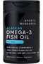 Fish Oil Mini-Softgels - Easy to Swallow Omega-3 Fatty Acids from Wild Caught Alaska Pollock - 625mg, 120 Softgels