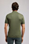 Denise Men's Regular Fit Basic Polo Collar T-Shirt Green - 3