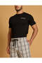Men White And Black Printed Pyjama Set Of 2 - 4