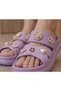 Twingo Modern Lilac Slippers Women's Summer Stone Slippers - 2