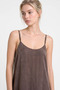 Adjustable Thin Strap Tencel Midi Dress - 3