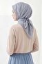 Soft Scarf Chain Pattern Sky Blue 90X90 - 2