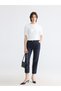 White Crew Neck Stone-Embellished Women's Knitwear Sweater from Güli̇s Gi̇yi̇m - 6