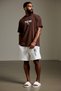 Unisex 100% Cotton Oversized T-Shirt and White Shorts Set - Premium Streetwear Style - 3