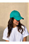 Green Plain Baseball Cap with Velcro on the Back, Adjustable Unisex Cap – Casual Sports Basic Model Hat - 2