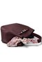 Burgundy, with Lock and Scarf Detail, Puppy Motif, Cross Strap, Small, Women's Hand and Shoulder Bag - 7