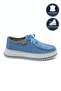 Rover Genuine Suede Leather Blue Men's Saddle Stitched Comfortable Thick Sole Daily Casual Loafer Shoes - 2