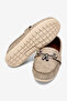 Boy's Beige Comfortable Thermo Sole Buckle Loafer - 5
