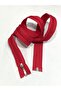 Ferace Zipper / 150 cm / Red / Threaded with Fishing Line