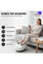 Foot Massager, Shiatsu Massage with Heat, Air Compression, Remote Control, 3 Intensity & Speed Levels, Ankle Support, Detachable Footrest, Fits Up to EU Size 45 EM-2198 - 4