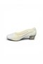 Women's Thick Heeled Evening Dress Shoes with Stone Detail Heeled Shoes - 5
