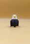 Cute Black and White Eagle Figured Keychain - Gift Bag Ornament and Car Keychain - 2