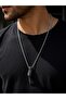 Premium Snake Design Stainless Steel Anthracite Color Cobra Snake Men's Necklace - 6
