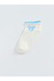 Nevavm Girls' Bow Patterned Booties Socks, Pack of 5 - 5