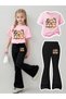 Girl's Spanish Style Leggings and T-Shirt Set