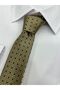 Interview Woven Fabric Patterned Thin Tie