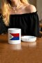 Country Sx Sint Maarten Flag Flag Double Sided Printed Ashtray Ashtray Gift - 2