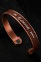 Ataturk Signed Copper Bracelet 1881-193∞ Written on It for Men and Women Adjustable Magnet Model Magnetic Copper Bracelet - 5