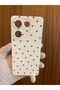 Tecno Camon 20 Pro 4g Heart Printed Inside Velvet Silicone Phone Case Cover (Ck7N Compatible-White Color) - 4