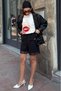 Black Lace Detail Stylish Women's Shorts Sh383 - 4