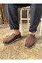Men's Daily Genuine Leather Brown Loafer Shoes - 2