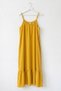 Mustard Color Skirt with Ruffles and Adjustable Straps Casual Viscose Standard Woven Dress 130 64 - 2